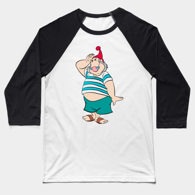 Well, at last, Captain Hook's comin' to his senses. Baseball T-Shirt by broadwaymae